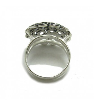  R001765 Extravagant Sterling Silver Ring Hallmarked Solid 925 Nickel Free Handmade